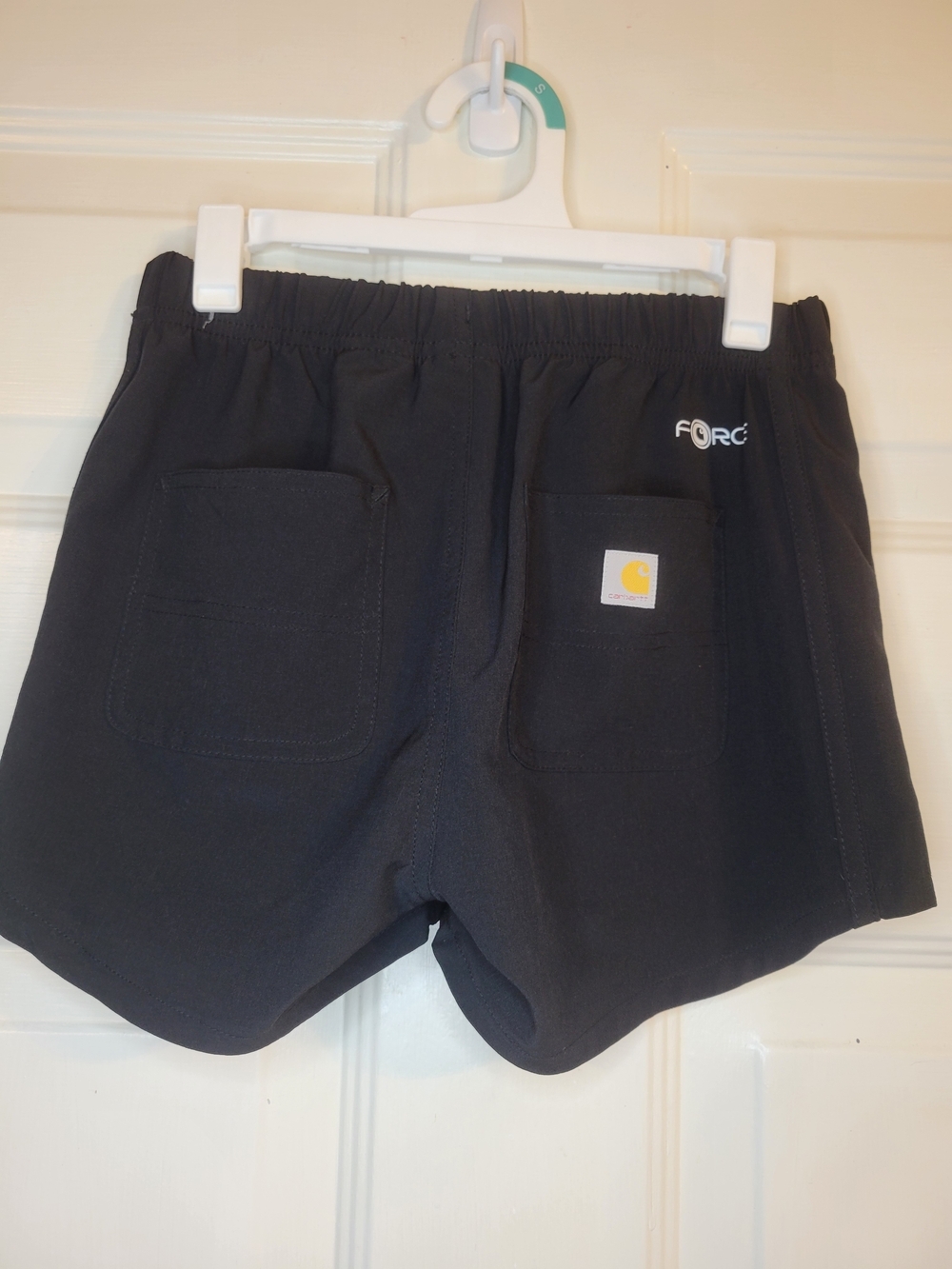 Carhartt Black Performance Elastic-Waist Shorts - Picture 7 of 8